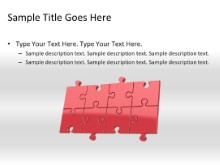 Download puzzle 8d red PowerPoint Slide and other software plugins for Microsoft PowerPoint