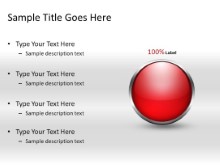 Download ball fill red 100c PowerPoint Slide and other software plugins for Microsoft PowerPoint