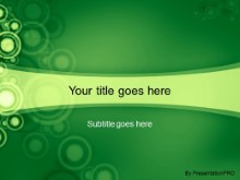 Download bubble circle green PowerPoint Template and other software plugins for Microsoft PowerPoint