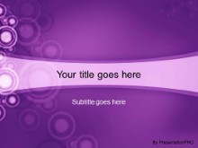 Download bubble circle purple PowerPoint Template and other software plugins for Microsoft PowerPoint