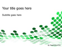 Download flowing circles green PowerPoint Template and other software plugins for Microsoft PowerPoint