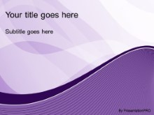 Download modern wave purple PowerPoint Template and other software plugins for Microsoft PowerPoint