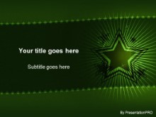 Download starfield green PowerPoint Template and other software plugins for Microsoft PowerPoint