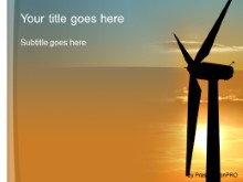 Download wind turbine PowerPoint Template and other software plugins for Microsoft PowerPoint