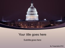PowerPoint Templates - Capitol At Night