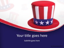 PowerPoint Templates - Patriotic Hat