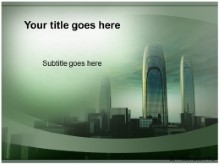 Download futuristic city PowerPoint Template and other software plugins for Microsoft PowerPoint