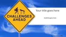 PowerPoint Templates - Challenges Ahead Widescreen