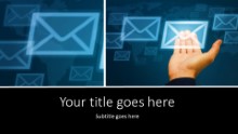 PowerPoint Templates - Digital Hand Delivery Widescreen