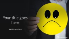 Emoji Sad Face Widescreen