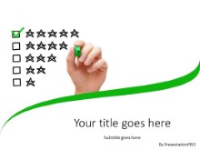 PowerPoint Templates - Five Star Rating