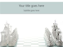 PowerPoint Templates - Glass Chess Table