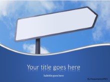 PowerPoint Templates - Blank Path Sign