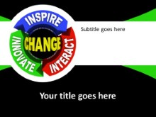 PowerPoint Templates - Change Green