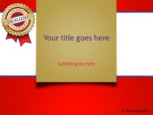 PowerPoint Templates - Excellent Support Red