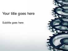 PowerPoint Templates - Gears Cogs Working