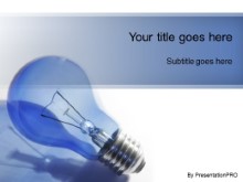 PowerPoint Templates - Idea Brainstorm Blue