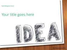 PowerPoint Templates - Idea Drawing