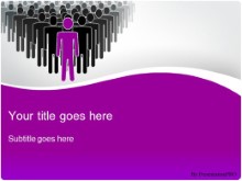 PowerPoint Templates - Leader Front Purple