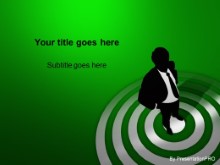 PowerPoint Templates - On Bullseye Green
