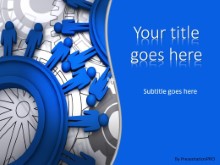 PowerPoint Templates - People Cogs