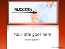 PowerPoint Templates - Success Direction Red
