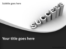 PowerPoint Templates - Success Growth Silver