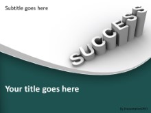 PowerPoint Templates - Success Growth Teal