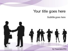 PowerPoint Templates - Teamwork Success Purple