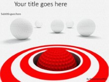 PowerPoint Templates - Putting Target