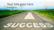 PowerPoint Templates - Road To Success Widescreen