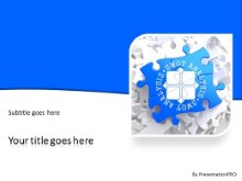 PowerPoint Templates - SWOT Puzzle