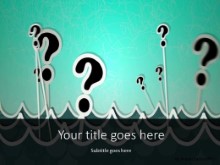 PowerPoint Templates - Sea Of Questions