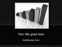 PowerPoint Templates - chart my increase gray