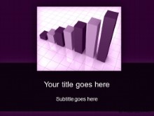 PowerPoint Templates - chart my increase purple