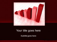 PowerPoint Templates - chart my increase red