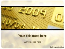 Download golden credit card PowerPoint Template and other software plugins for Microsoft PowerPoint