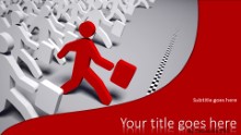 PowerPoint Templates - Race To The Finish Widescreen
