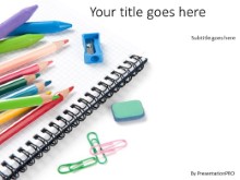 PowerPoint Templates - Back To School Supplies 2