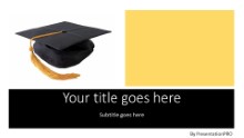 PowerPoint Templates - Graduation Cap Widescreen