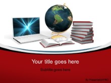 PowerPoint Templates - Knowledge Is Power Red