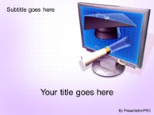 PowerPoint Templates - Online Edu Purple