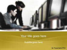 PowerPoint Templates - Show Me 03 Gold