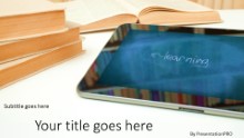PowerPoint Templates - Tablet Education Widescreen