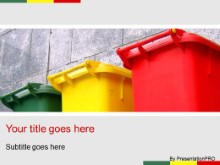 Download recycling bins PowerPoint Template and other software plugins for Microsoft PowerPoint