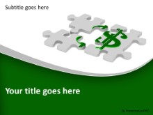 PowerPoint Templates - Dollar Sign Puzzle