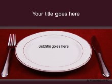 PowerPoint Templates - Caual Place Setting