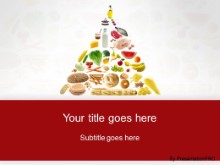 Download food pyramid red PowerPoint Template and other software plugins for Microsoft PowerPoint