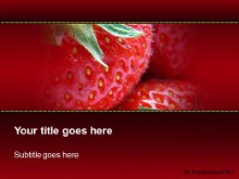 Download strawberry fever PowerPoint Template and other software plugins for Microsoft PowerPoint