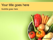 Download veggie PowerPoint Template and other software plugins for Microsoft PowerPoint